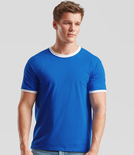 Fruit of the Loom Contrast Ringer T-Shirt