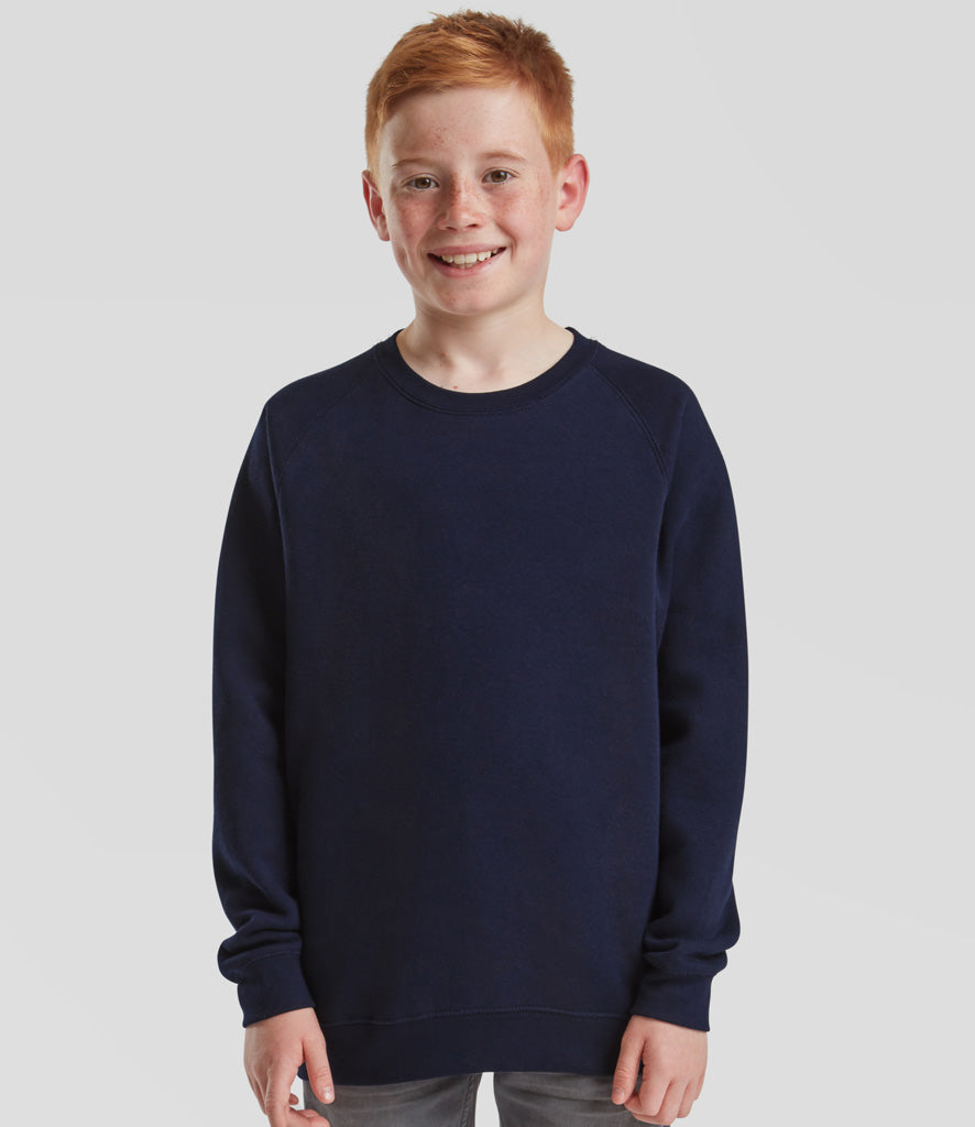 Fruit of the Loom Kids Classic Raglan Sweatshirt