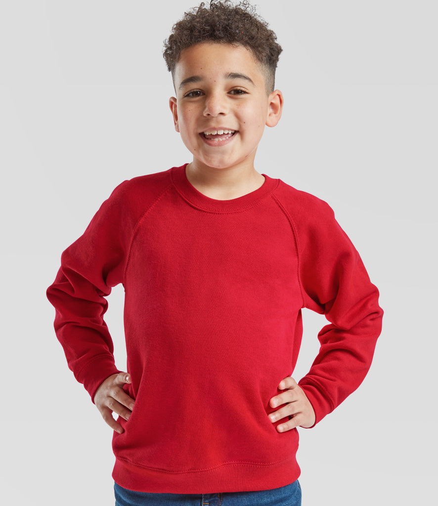 Fruit of the Loom Kids Classic Raglan Sweatshirt