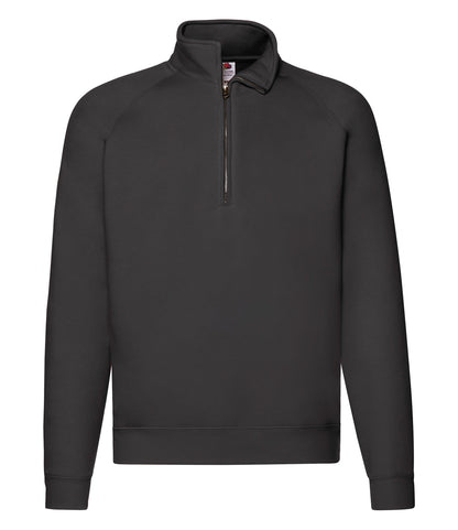 Fruit of the Loom Premium Zip Neck Sweatshirt