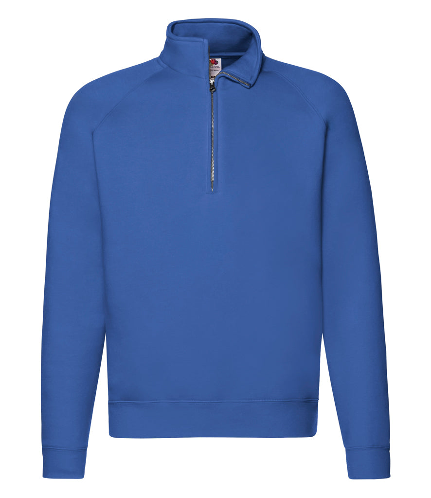 Fruit of the Loom Premium Zip Neck Sweatshirt