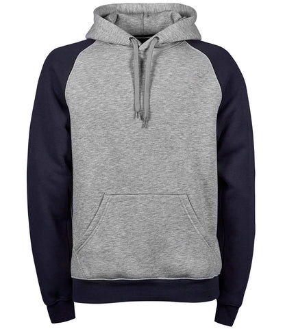 Tee Jays Two Tone Raglan Hooded Sweatshirt