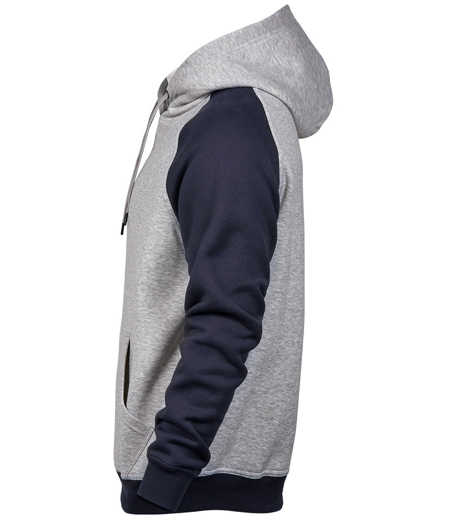 Tee Jays Two Tone Raglan Hooded Sweatshirt