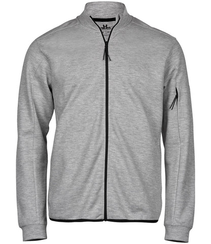 Tee Jays Athletic Full Zip Sweat Cardigan