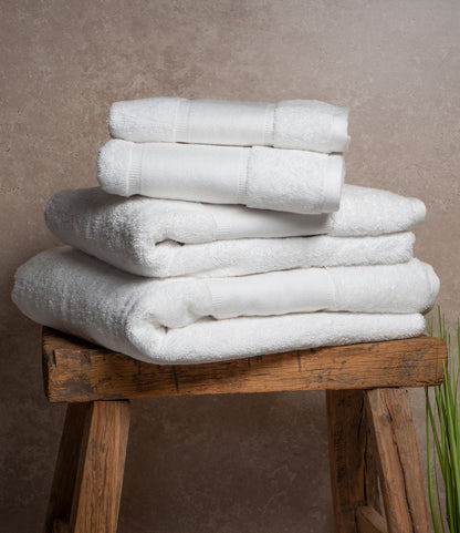 Towel City Organic Printable Border Guest Towel