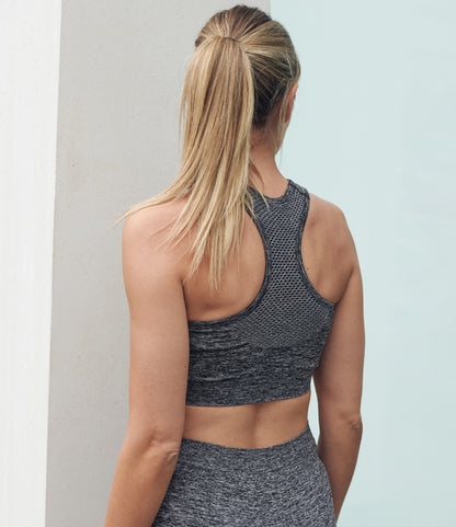 Tombo Ladies Seamless Crop Top