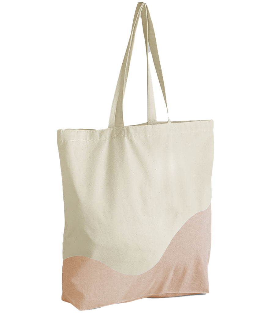 Westford Mill Organic Cotton Wave Print Maxi Tote Bag