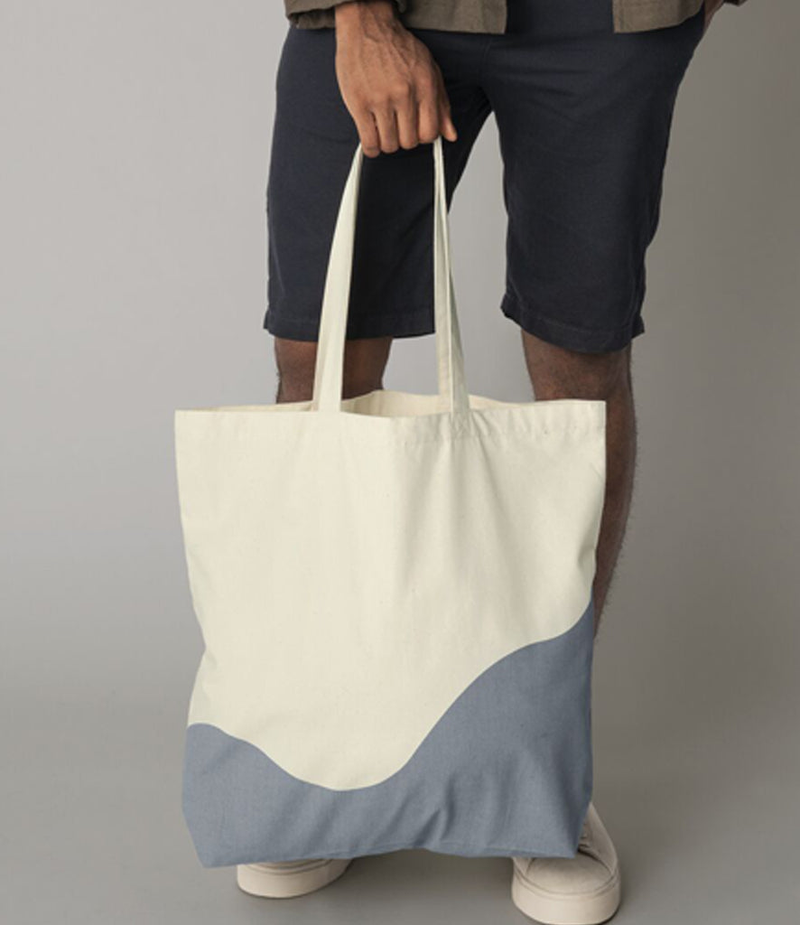 Westford Mill Organic Cotton Wave Print Maxi Tote Bag