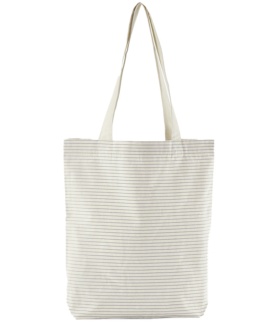 Westford Mill Striped Organic Cotton Tote Bag