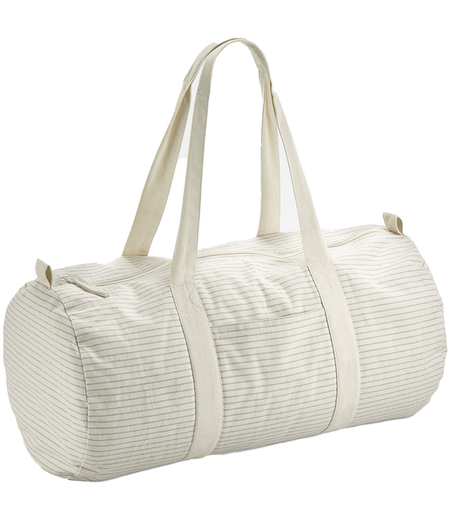 Westford Mill Striped Organic Barrel Bag