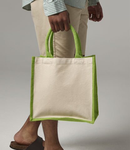 Westford Mill Printers Midi Jute Tote Bag