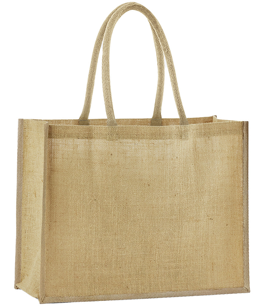 Westford Mill Natural Starched Jute Classic Shopper