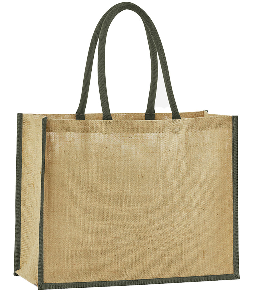 Westford Mill Natural Starched Jute Classic Shopper