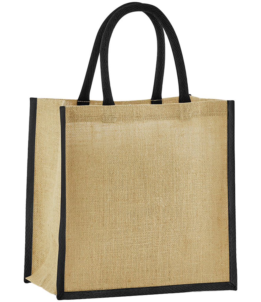 Westford Mill Natural Starched Jute Mini Gift Bag