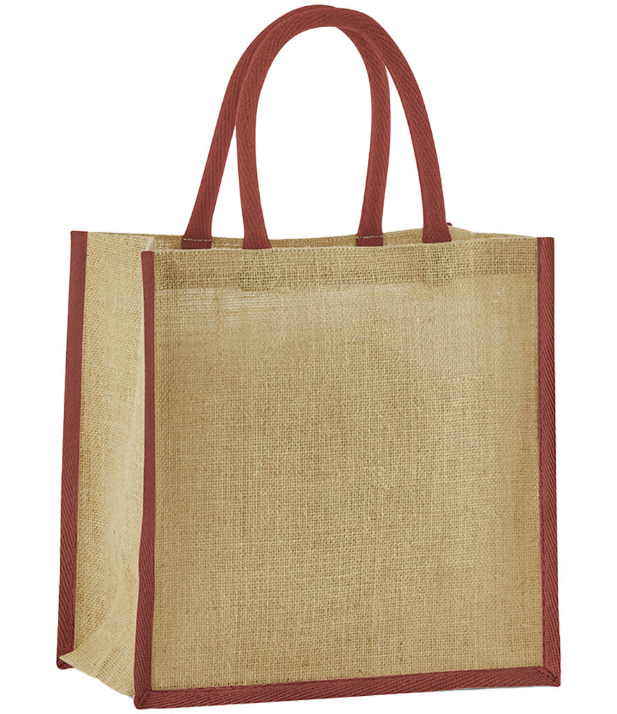 Westford Mill Natural Starched Jute Mini Gift Bag