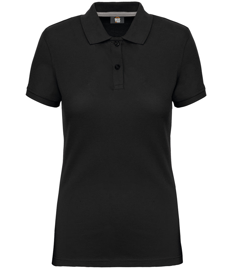 WK Designed to Work Ladies Anti-Bacterial Piqué Polo Shirt