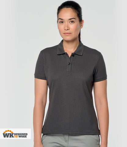 WK Designed to Work Ladies Anti-Bacterial Piqué Polo Shirt