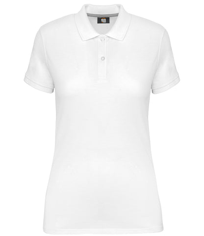 WK Designed to Work Ladies Anti-Bacterial Piqué Polo Shirt