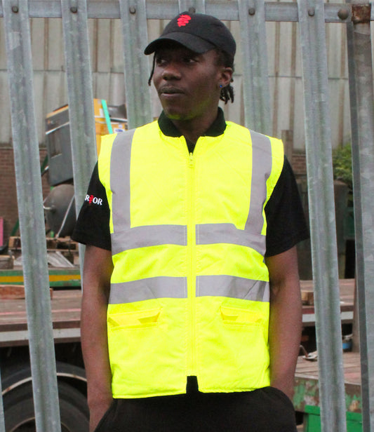 Warrior Hi-Vis Reversible Bodywarmer