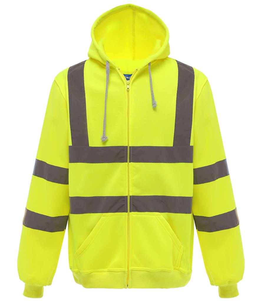 Yoko Hi-Vis Zip Hoodie