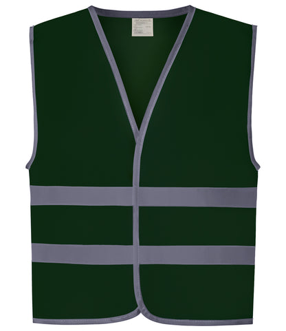 Yoko Kids Hi-Vis Two Band Waistcoat