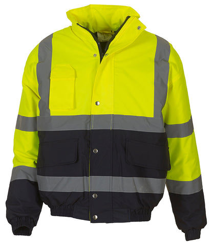 Yoko Hi-Vis Two Tone Bomber Jacket