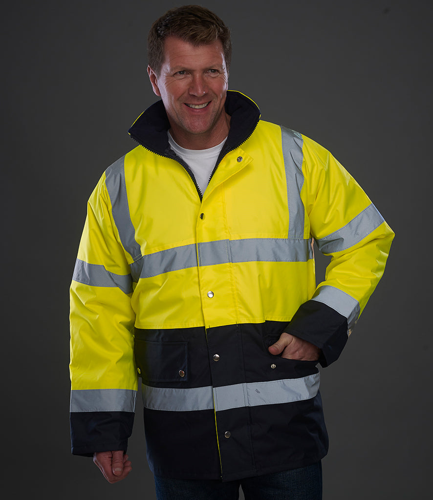 Yoko Hi-Vis Two Tone Motorway Jacket