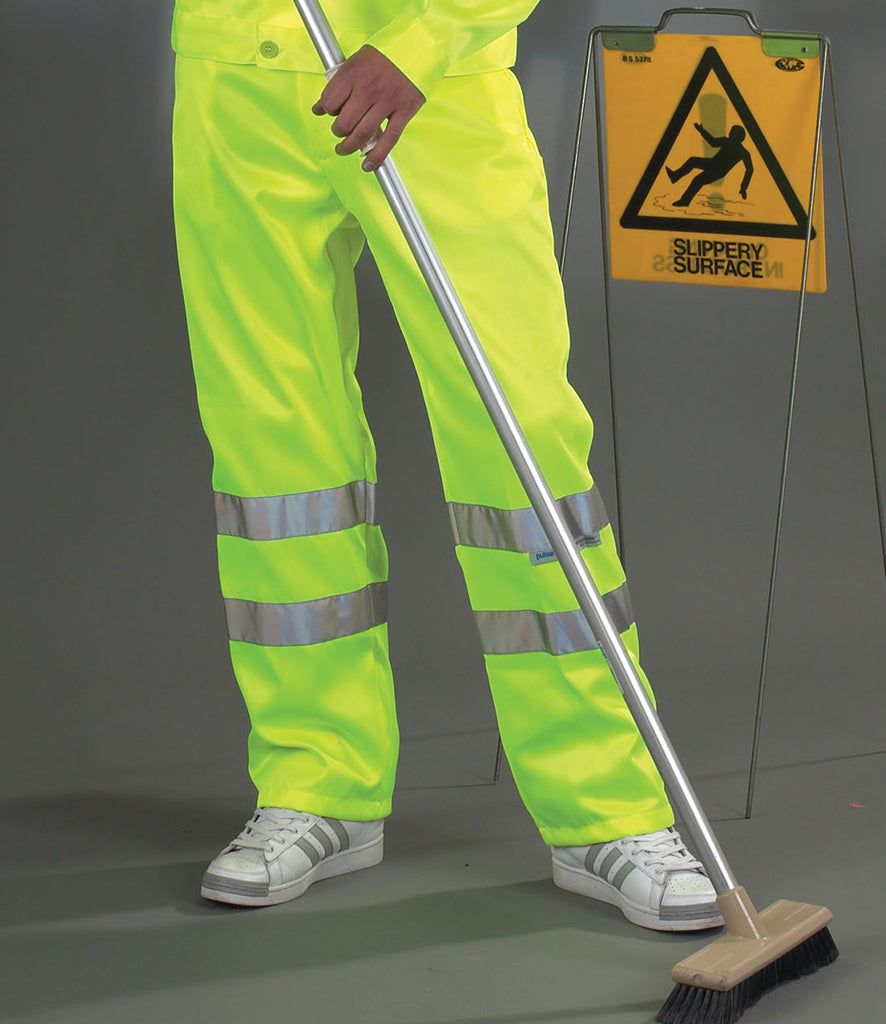 Yoko Hi-Vis Poly/Cotton Work Trousers